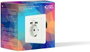 Nanocable Base de enchufe de pared Schuko con 2 puertos USB, blanco